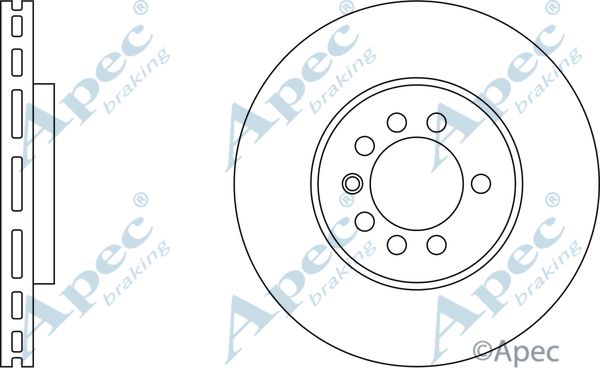 APEC BRAKING Jarrulevy DSK794